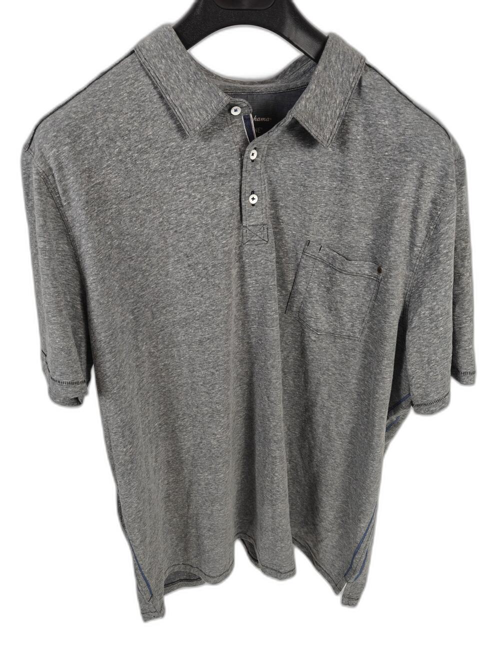 Mens Tommy Bahama IslandZone Polo Gray 3XL